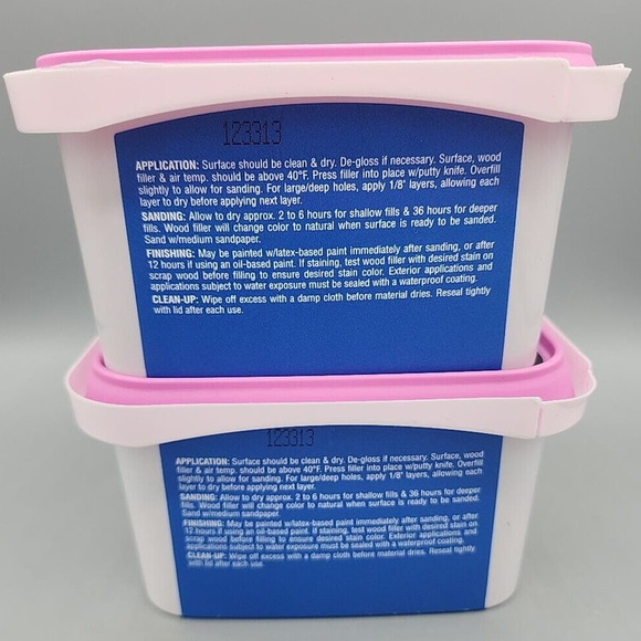 DAP 543 Series 00543 Qt Natural Plastic Wood-X w Drydex, 32 Oz Lot of 2 - Picture 4 of 6